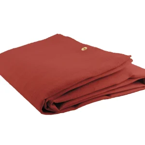 Jackson Safety Wilson Silicone Coated Fiberglass Blanket 10'x10' Red (37592)
