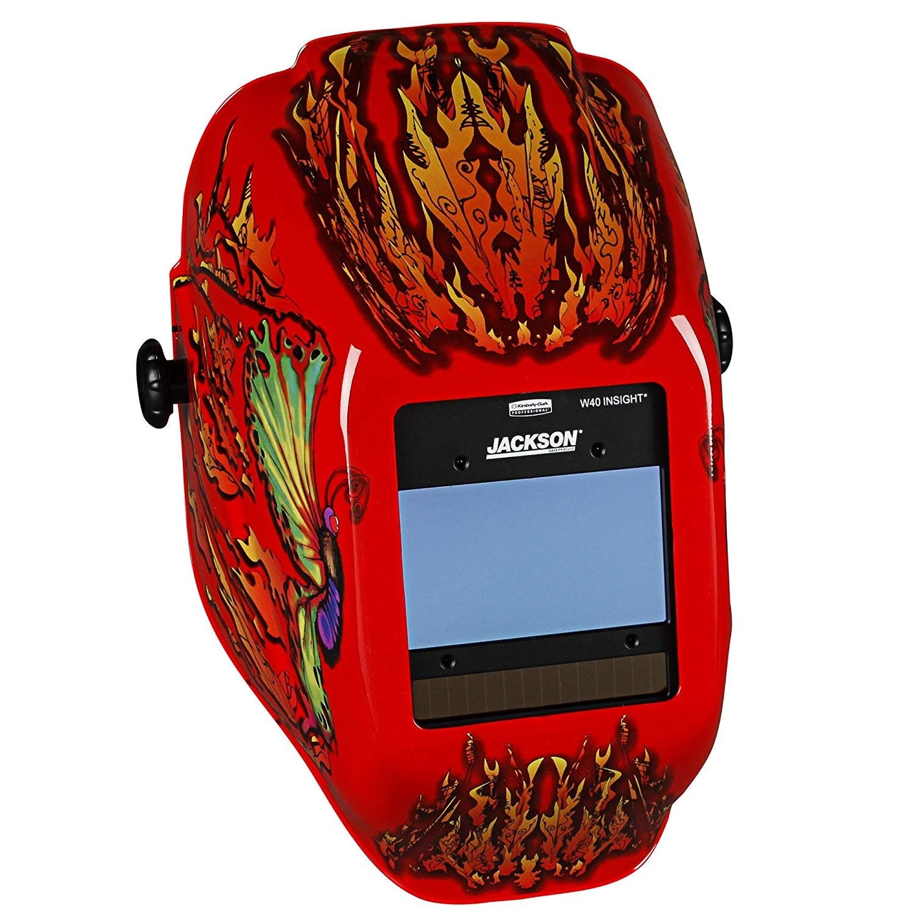 Jackson Safety Flaming Butterfly Welding Helmet - Auto-Darkening (46109)