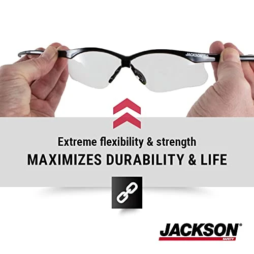 Jackson Safety Lightweight Ultra-Strong SG Safety Glasses (50001) — product image 3