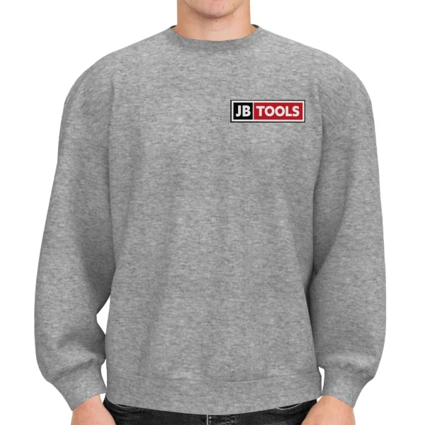 JB Tools Grey Crewneck Large