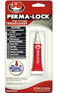 JB Weld 27106 Threadlocker 6 Ml Red