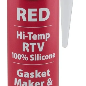 JB Weld 31914 Red High Temperature RTV Silicone Gasket Maker and Sealant 10.3 oz