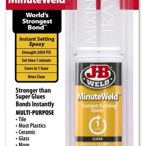 JB Weld 50101 MinuteWeld Syringe Adhesive - 25 Ml
