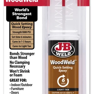 JB Weld WoodWeld Syringe Bonding Adhesive (50151)