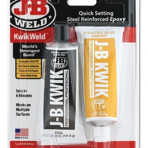 JB Weld 8271 KwikWeld Pro Size (2) 5 Oz Twin Tubes