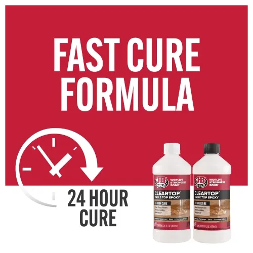JB Weld Cleartop Pour-On Epoxy 32 Fl Oz (41032) — product image 3