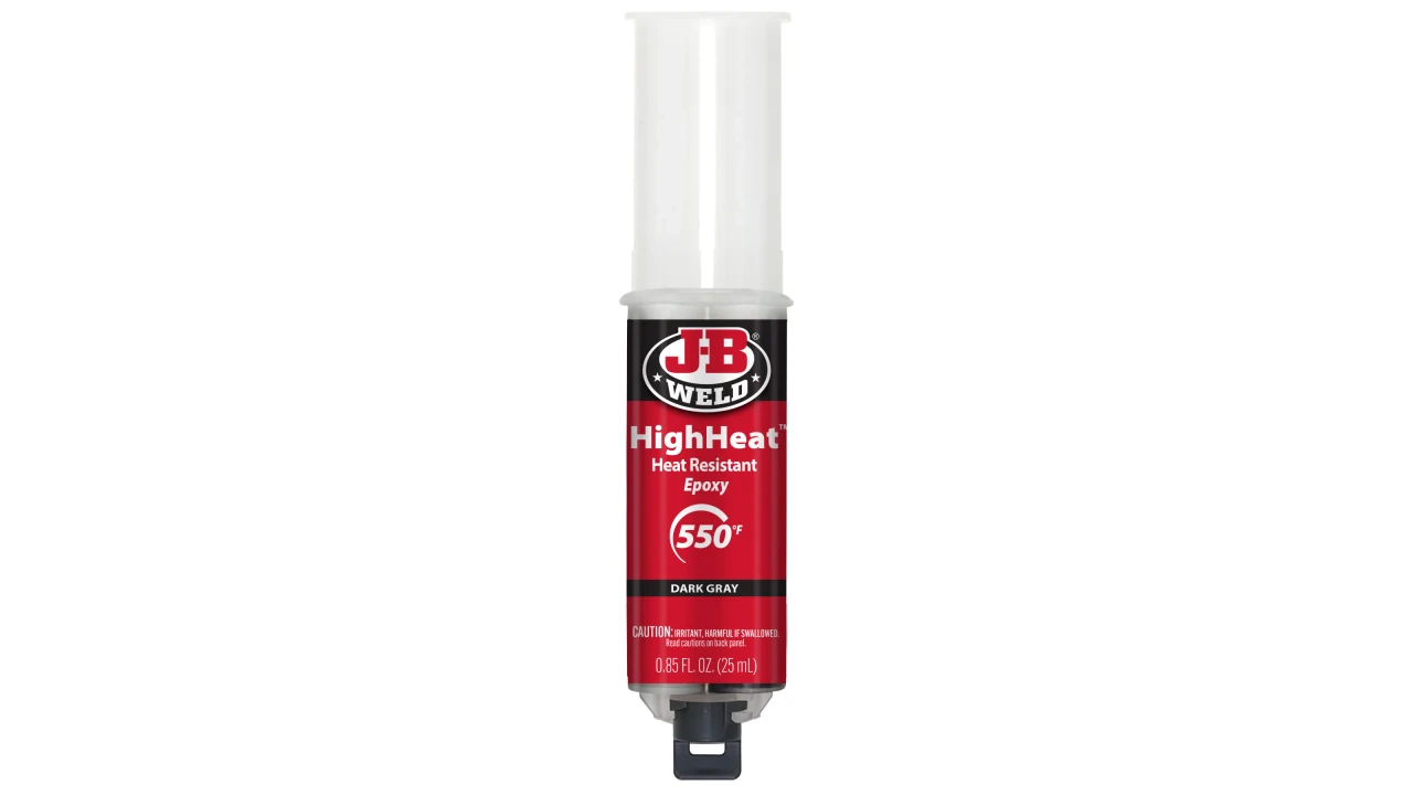 JB Weld High Heat Epoxy Syringe, Dark Grey (50197) — product image 3