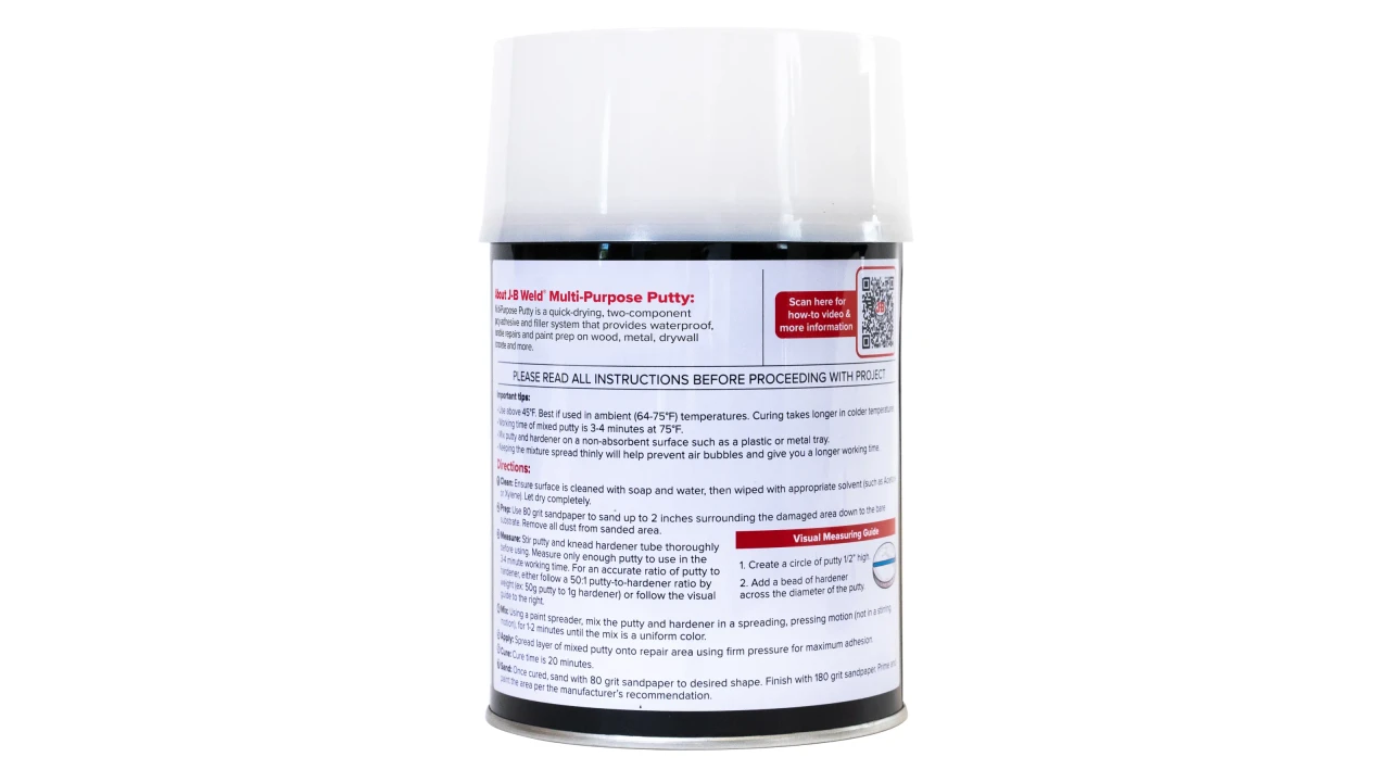 JB Weld Multi-Purpose Putty - Quart - Home Exterior & Interior (40052) — product image 2