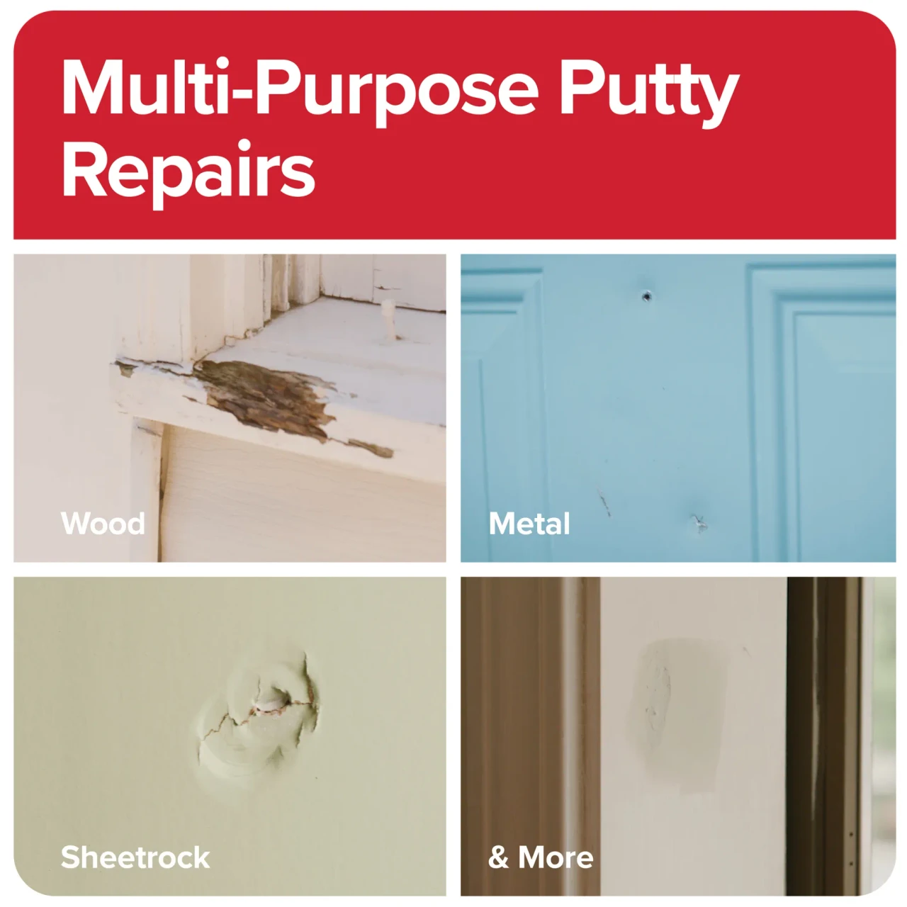 JB Weld Multi-Purpose Putty - Quart - Home Exterior & Interior (40052) — product image 5