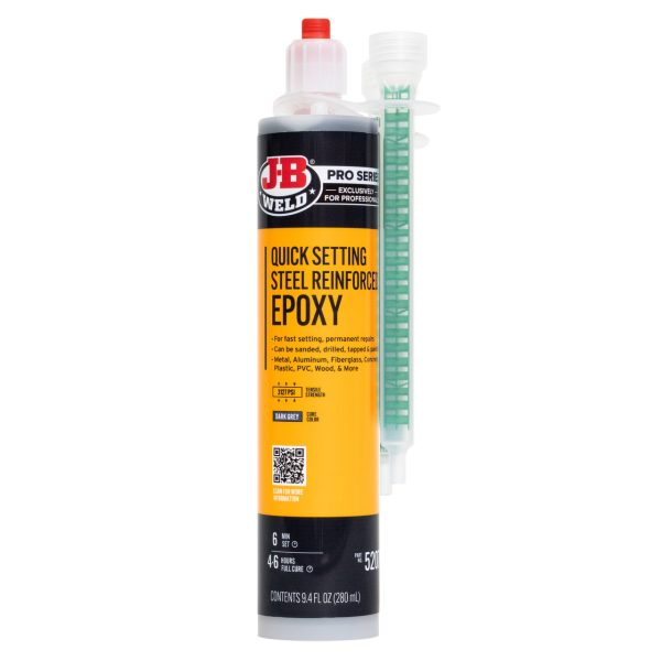 JB Weld Pro Series Quick Setting Steel Reinforced Epoxy 280 Ml (52076)