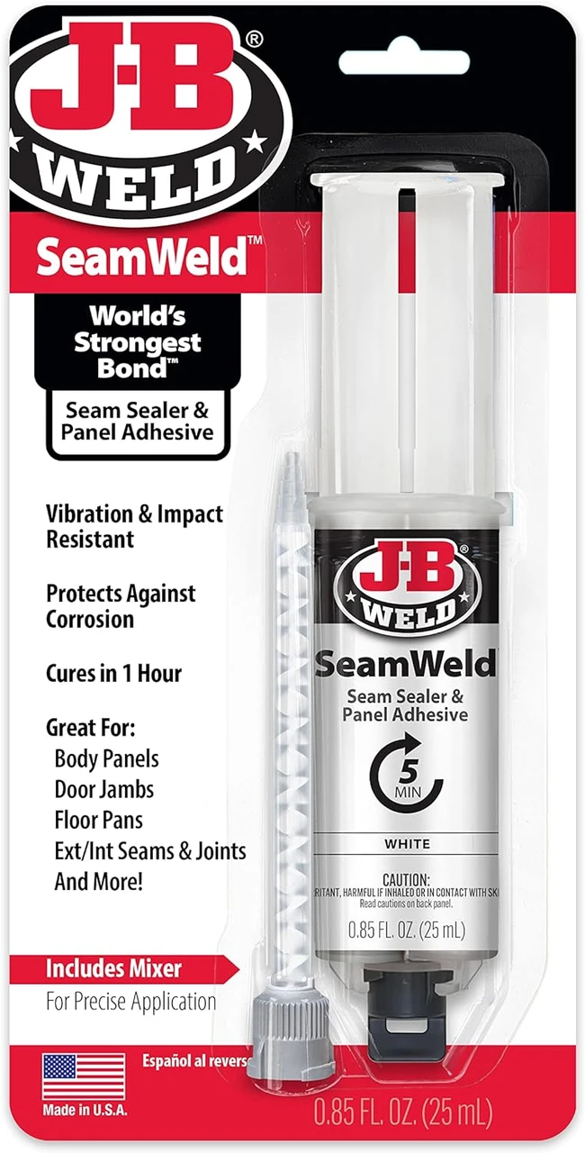 JB Weld Seamweld Syringe - 25Ml, White (50178)