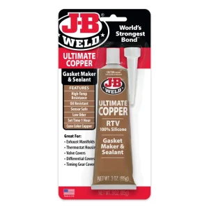 JB Weld Ultimate Copper High Temperature Rtv Silicone Gasket Maker And Sealant - 3 Oz. - Copper (32325)