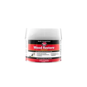 JB Weld Wood Restore Repair Putty - 0.75 Pt. Putty, 0.75 Oz. Hardener (40003)