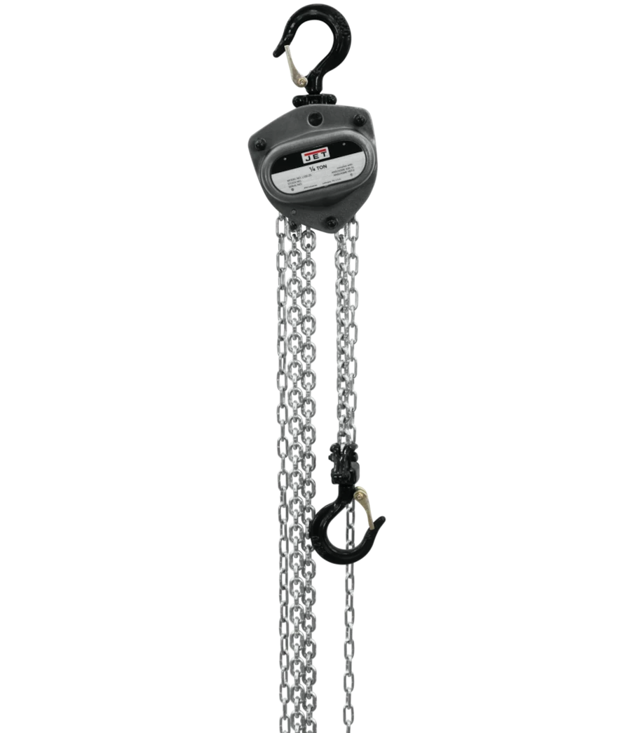 Jet L100-250WO-20 1/4T Hoist w/20' Lift & Overload Protection (101250)