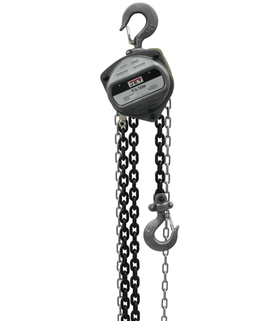 Jet S90-150-20 1.5 Ton Chain Hoist With 20 Foot Lift (101922)