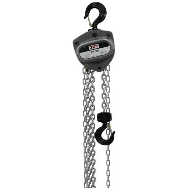 Jet L-100-150WO-30 1.5T Hoist 30' Lift & Overload Protection (201130)