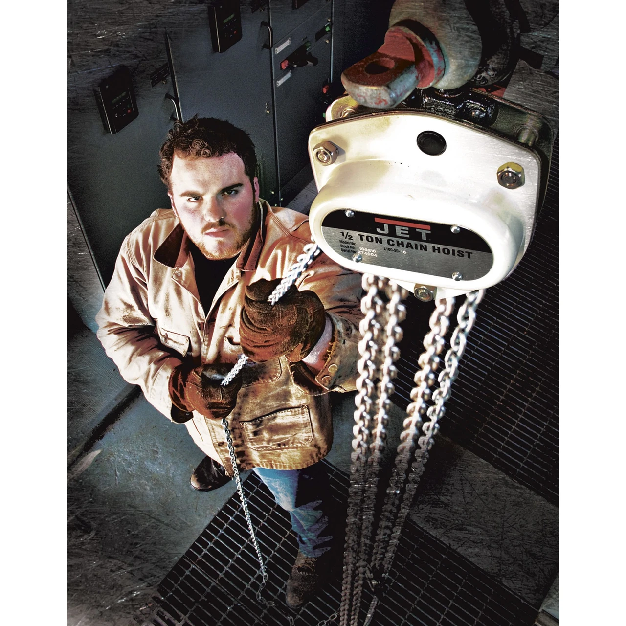 Jet L100-100-25 1 Ton Hand Chain Hoist 100ft. Lift (202200) — product image 2