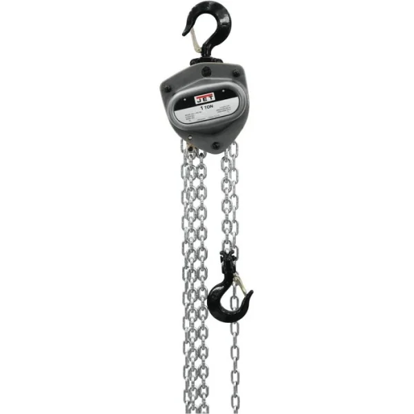 Jet L100-100WO-40 1 Ton Hoist 40ft Lift w/Overload Protection (203141)