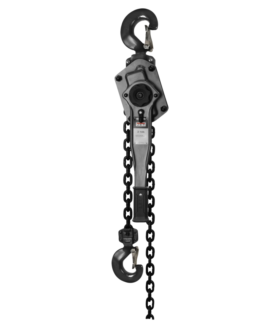 Jet JLP-300A-10SH 3 Ton Lever Hoist 10' Lift & Shipyard Hooks (287801)
