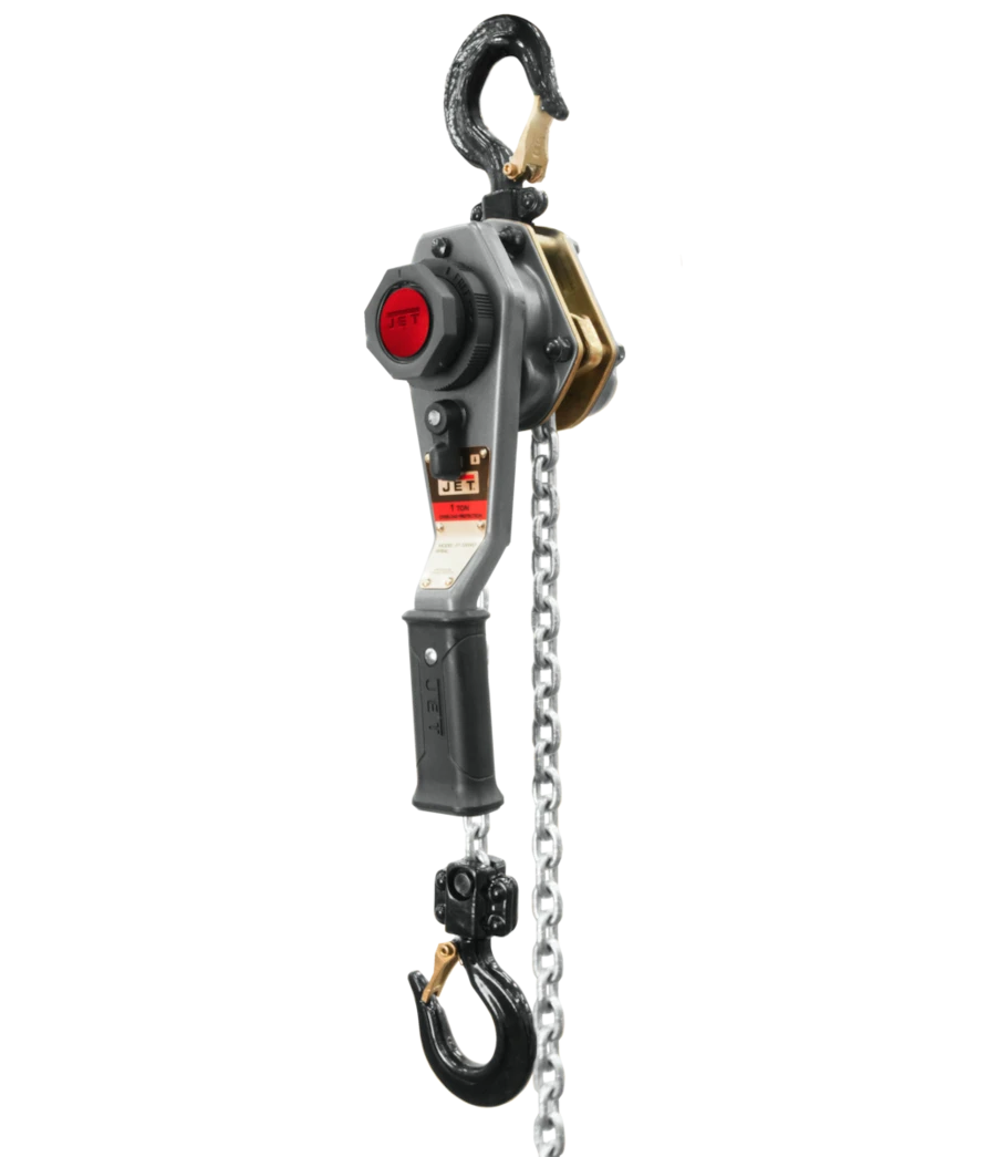 Jet 1 Ton Lever Hoist with 10' Lift & Overload Protection (376201)