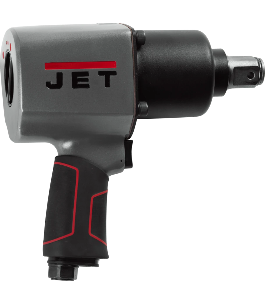 JET JAT-108 505108 gray pistol-grip pneumatic impact wrench with one-inch anvil