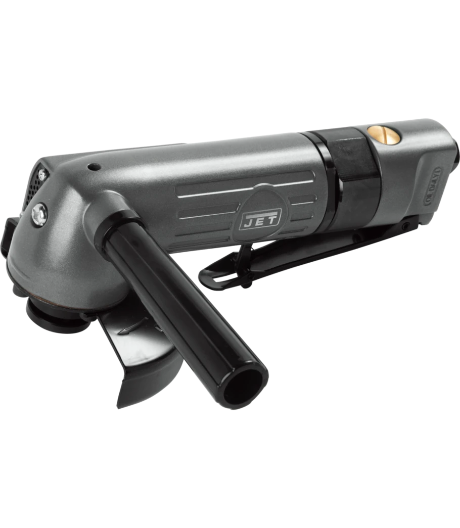 JET JAT-434 505434 pneumatic angle grinder with side handle and wheel guard
