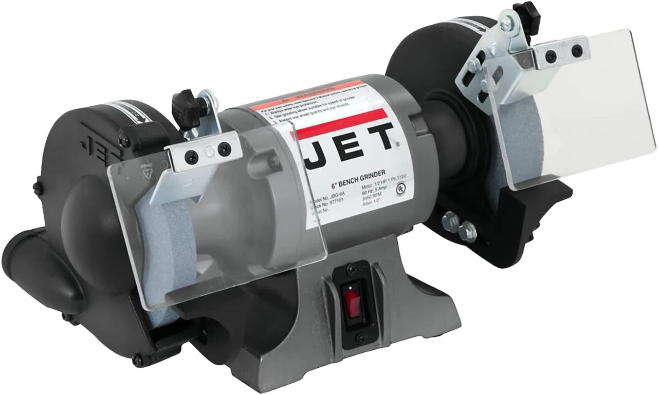Jet 577101 JBG-6A, 6" Shop Bench Grinder