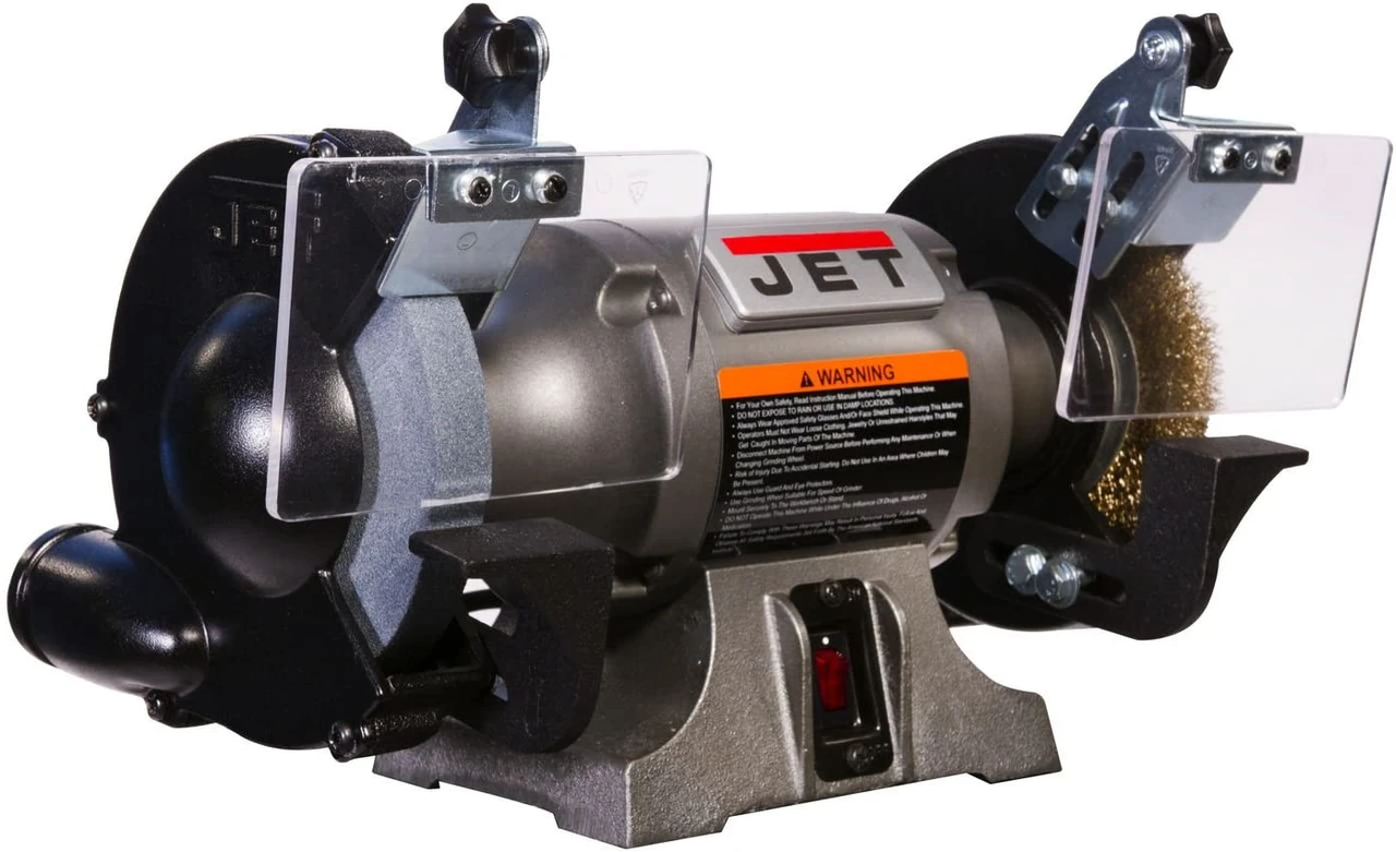 Jet JBG-6W 1/2 HP Bench Grinder with Wire Wheel (577126) — product image 2