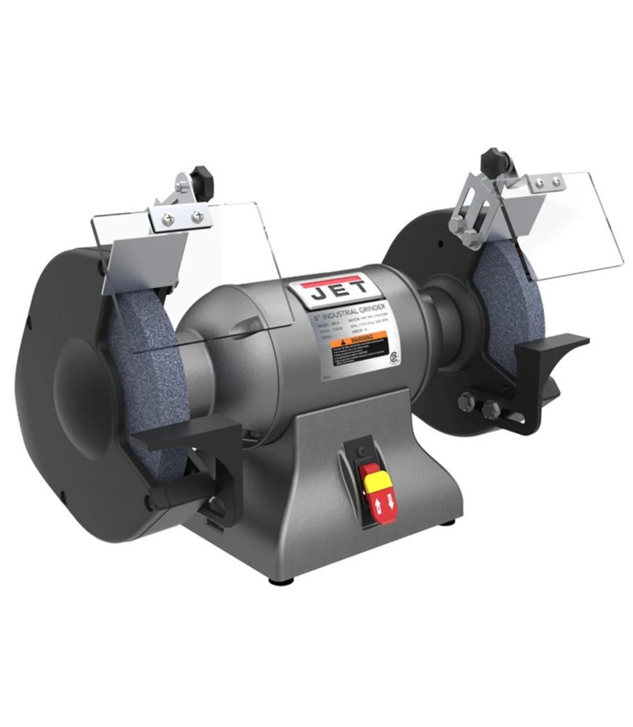 JET IBG-10 578010 twin-wheel bench grinder with eye shields