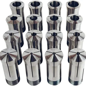 Jet 16-Piece 5-C Collet Set for Lathes and Grinders (650014)
