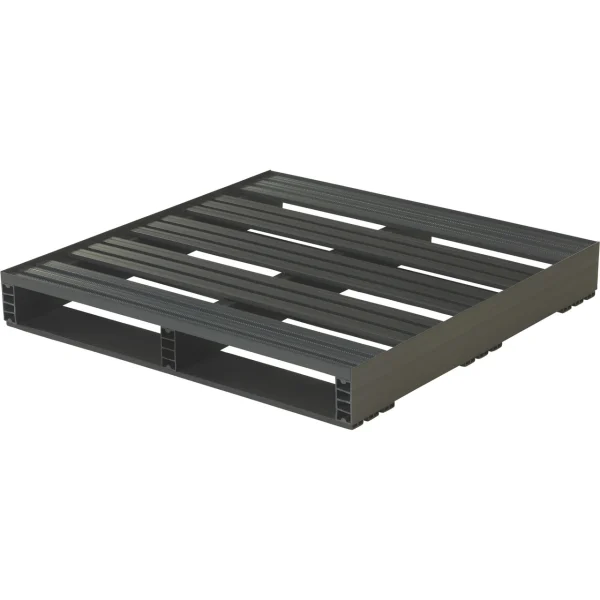 Jifram 36" x 36" Recycled PVC Plastic Pallet – Lipped 2-Way Entry, 3,000 lb Capacity (05000103)