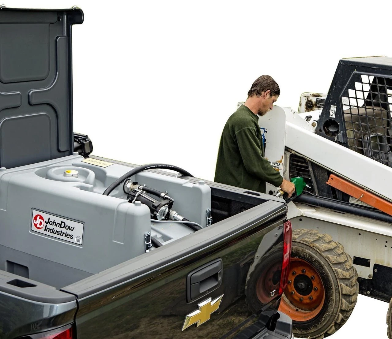 John Dow 58 Gallon Diesel Auxiliary Fuel Tank with 12V Pump and Nozzle (AFT58) — product image 4