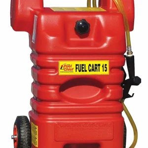 John Dow 15-Gallon Portable Gasoline Poly Fuel Cart System (FC-15PFC)