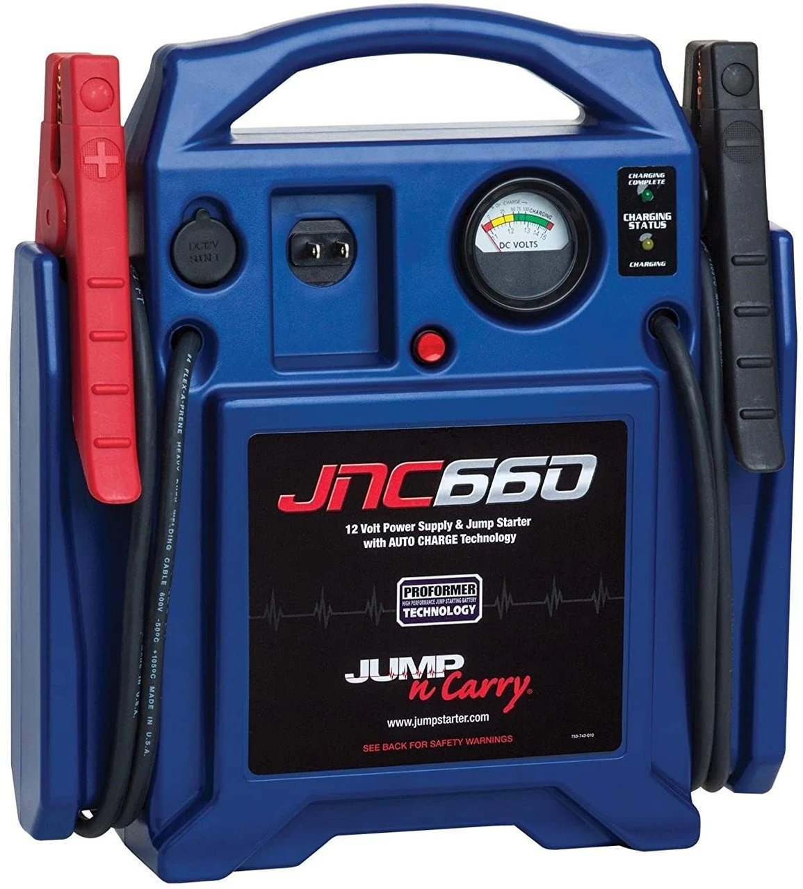 Clore Automotive Jump N Carry 1700 Peak Amp 12V Jump Starter (JNC660)