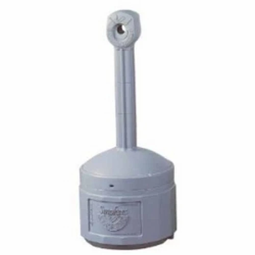 Justrite 26800 Cigarette Butt Receptacle, Smokers Cease Fire, 38-1/2" High