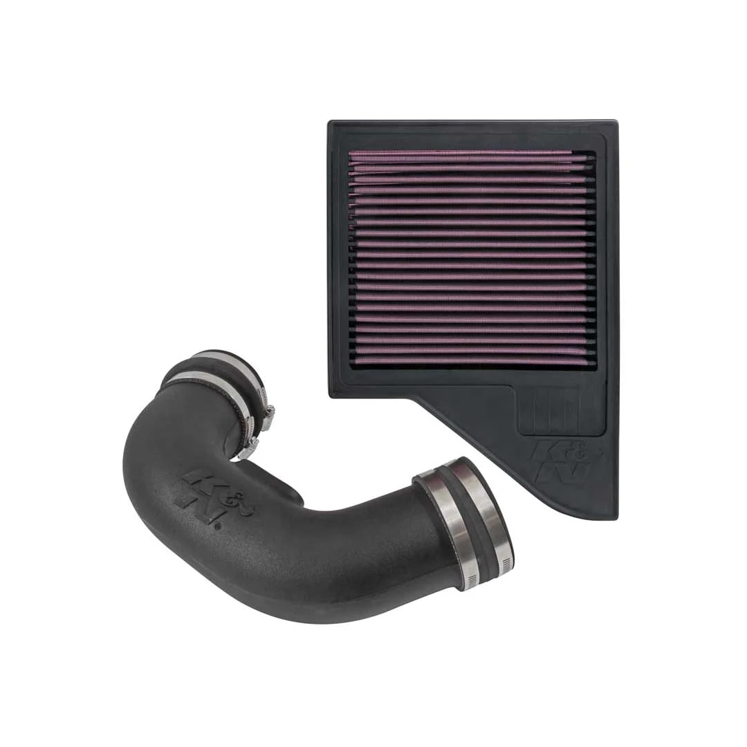 K&N Filters FIPK Performance Air Intake Kit for Mustang V8 5.0L (KNN57-2578)
