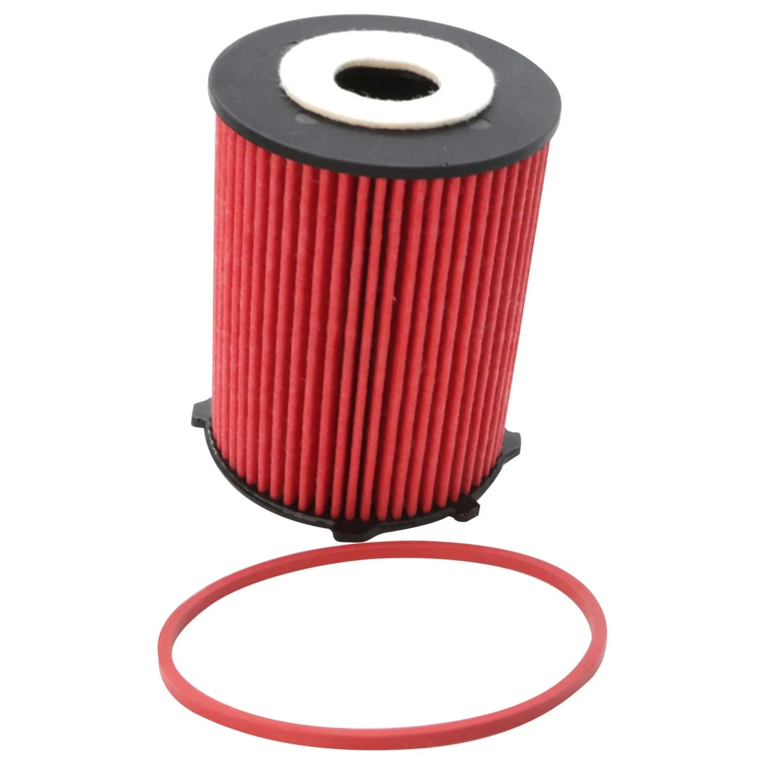 K&N Filters Ford Fiesta VII Oil Filter - Viton Rubber Gasket - Red (KNNHP-7049)