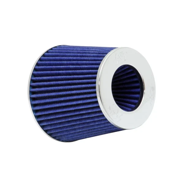 K&N Filters Inverted Filter - 6" OD B x 5" H W/ 4" x 3-1/2" x 3" D Flange - Universal - Chrome (KNNRG-1001BL)
