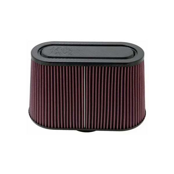 K&N Filters Universal Air Filter - 3-7/8" FLG x 12"x6" B x 9-15/16"x3-15/16" T x 7" H - Carbon Fiber Top/Base (KNNRP-5103)