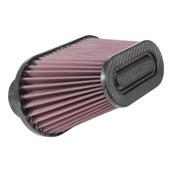 K&N Filters Universal Air Filter - 3" Dual FLG x 10"x5-1/8" B x 6-3/8"x3-3/16" T x 5.5" H - Carbon Fiber Top (KNNRP-6101)