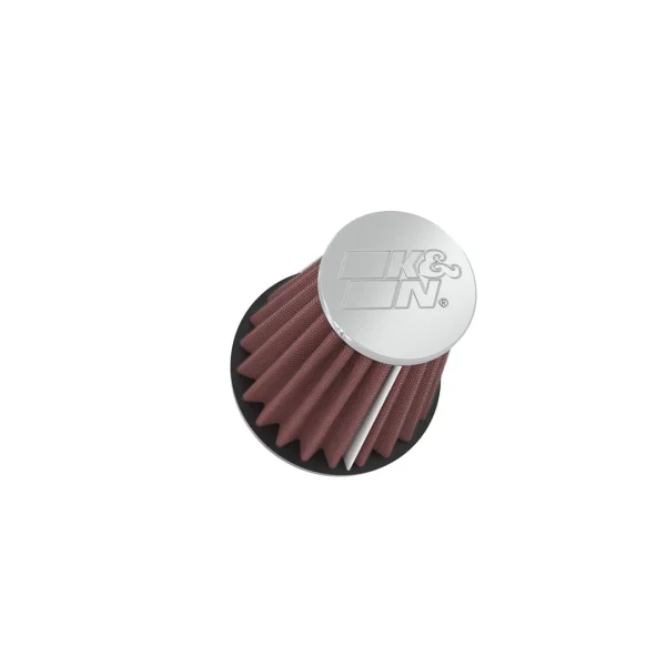 K&N Filters Universal Chrome Filter - 2-1/4" FLG x 3-1/2" B x 2" T x 4" H (KNNRC-1250)