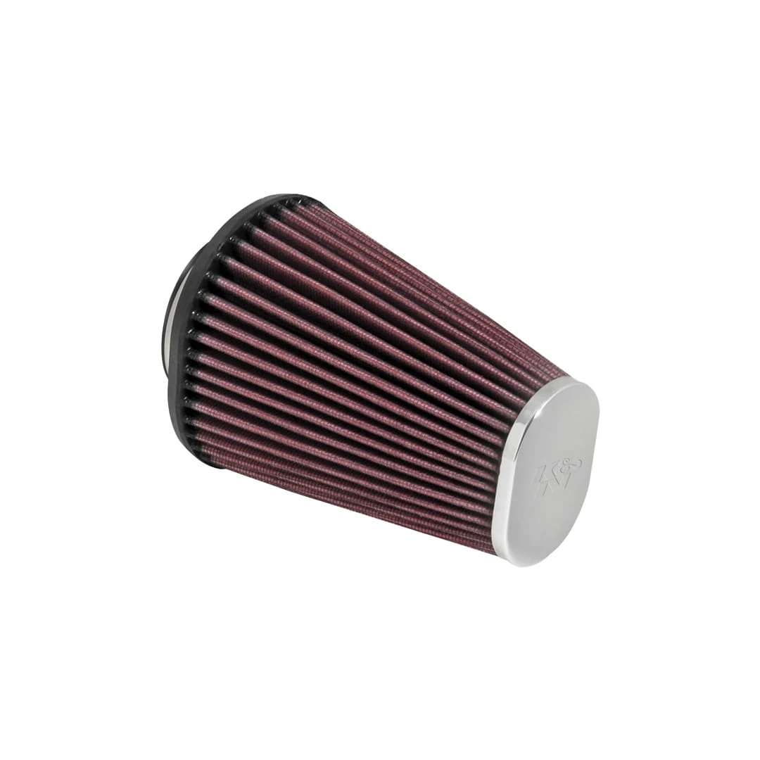 K&N Filters Universal Chrome Filter for 2 7/16FLG 3x2INT 6inH (KNNRC-3680)