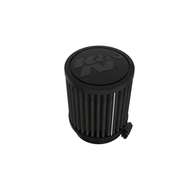 K&N Filters Universal Clamp-On Air Filter - 2.5" ID x 3.5" OD - Angled - Black (KNNRU-3125HBK)