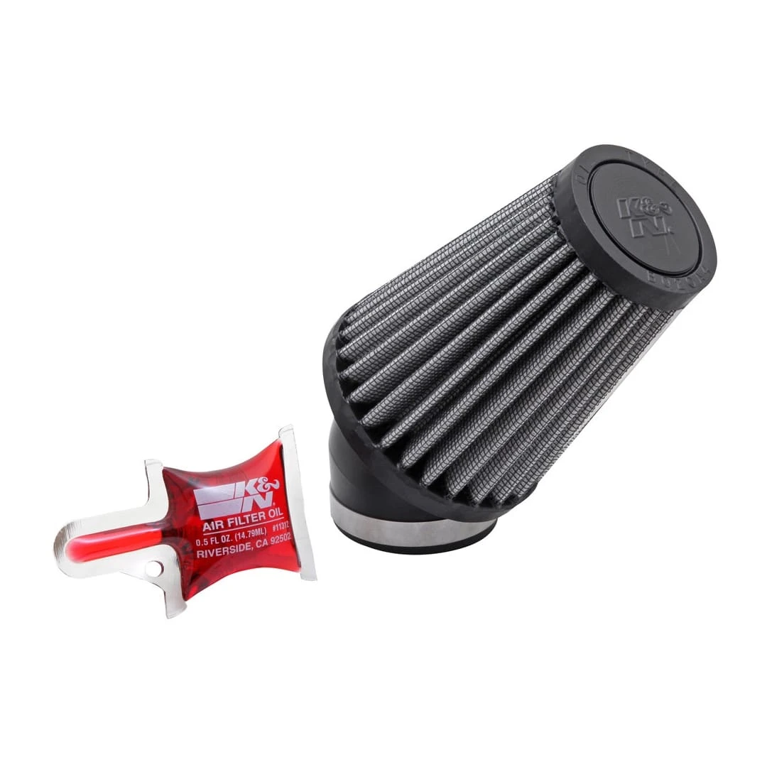 K&N Filters Universal Rubber Filter - 1-11/16" 40° Flange x 3" B x 2" T x 4" H (KNNR-1100)