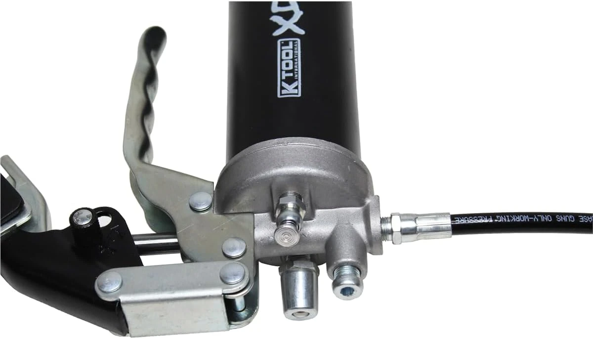 K Tool 2-in-1 Grease Gun with Hose & Steel Extension (G77RF-18-N) — product image 4