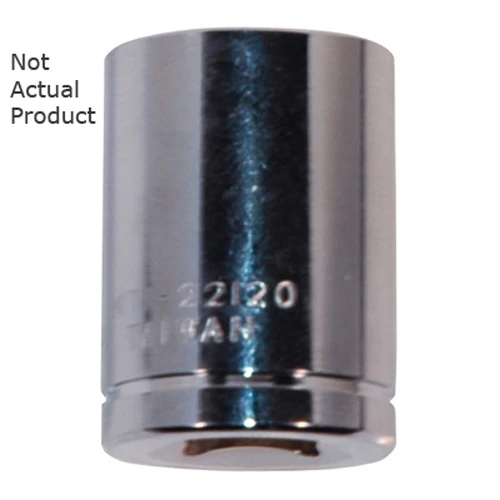 K Tool International 3/8" Drive 11/16" 6-Point Socket (22122)