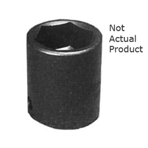 K Tool 3/8" Drive 3/4" 6-Point Shallow Impact Socket (32124)