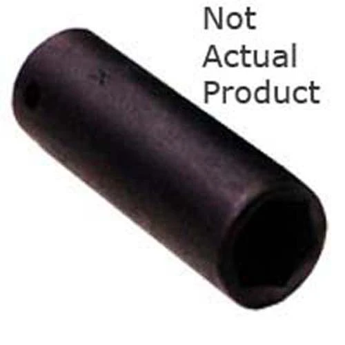 K Tool 3/8" Drive 7/16" 6-Point Deep Impact Socket (32214)