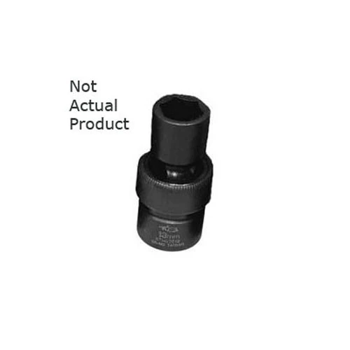 K Tool Impact Socket 1/2" Drive 18mm 6-Point Flex Shallow (38518)