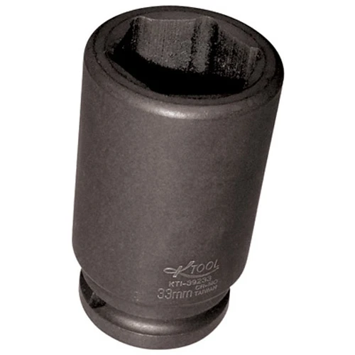 K Tool Impact Budd Wheel Socket 3/4" Drive 33mm 6-Point Deep (39233)